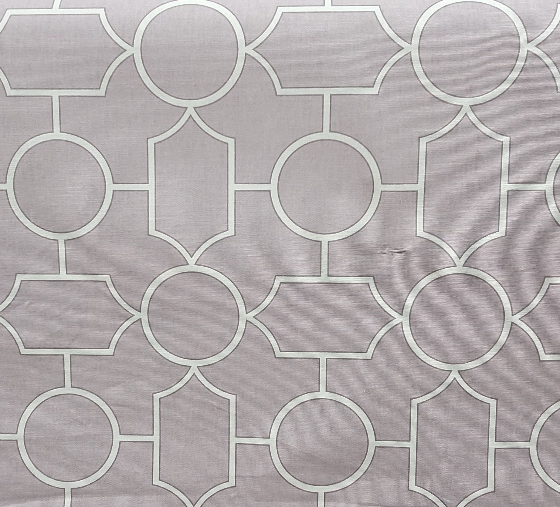 Lavender Geometric Lattice Fabric – Modern Upholstery & Drapery