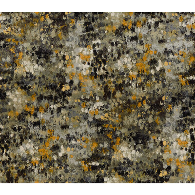 Kravet Couture Painted Velvet Fabric – Gold And Grey Designer Velvet Upholstery Fabric (54.5” Width)