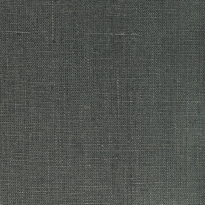 Kravet Basics Dublin Texture Fabric – Charcoal 100% Linen Upholstery & Drapery Fabric (55” Width)