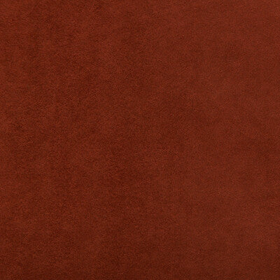 Kravet Design Ultrasuede Green Texture Fabric | Orange Polyester Blend Upholstery Fabric (55” Width)