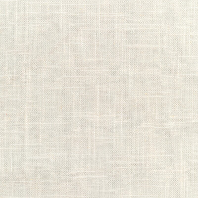 Kravet Basics Barnegat Texture Fabric | White Linen Blend Upholstery & Drapery Material (55” Width)