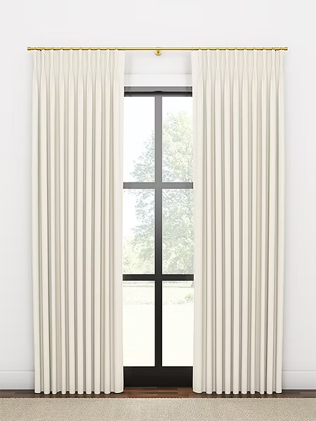 French Pleat Two Width