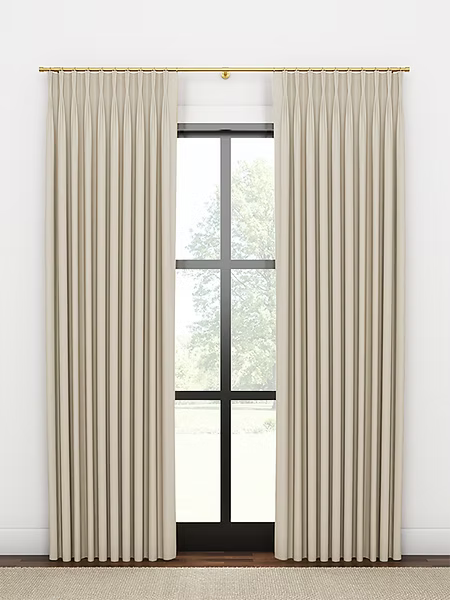 French Pleat Two Width