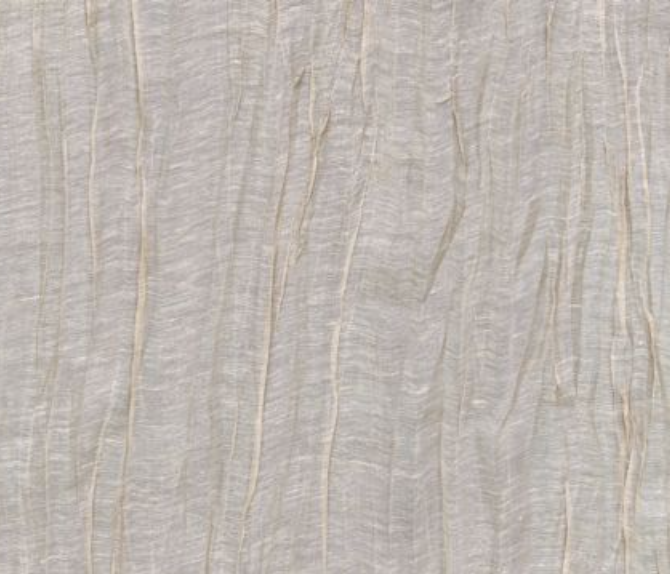 PLEATED LINEN SHEER - Greige