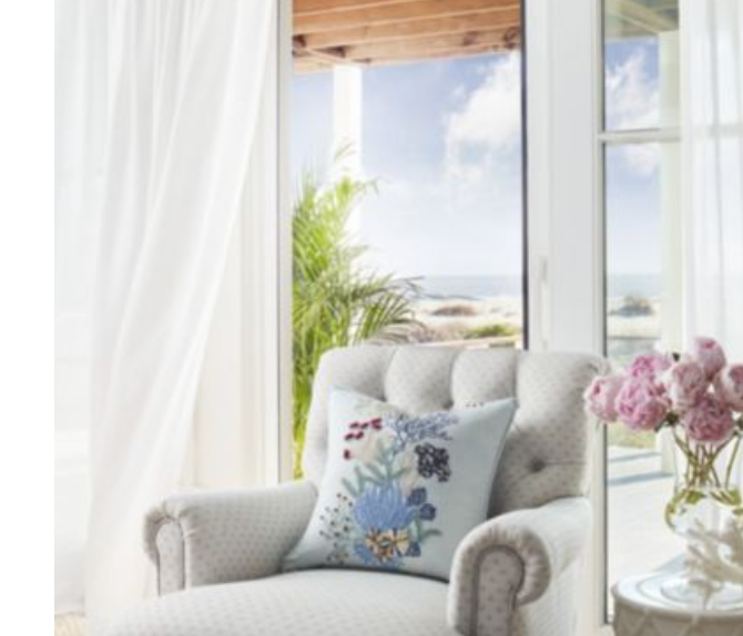 LAS VISTAS SHEER - White