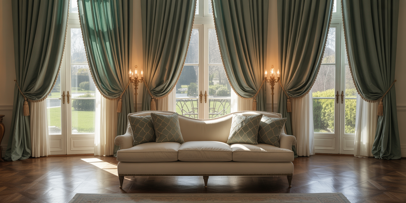 Mill End Fabrics custom interior project featuring designer textiles