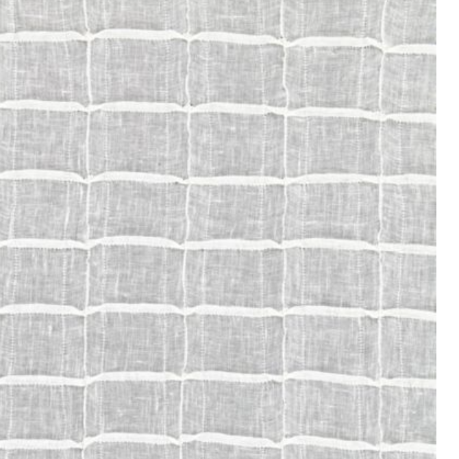 PINTUCK LINEN SHEER - Ivory