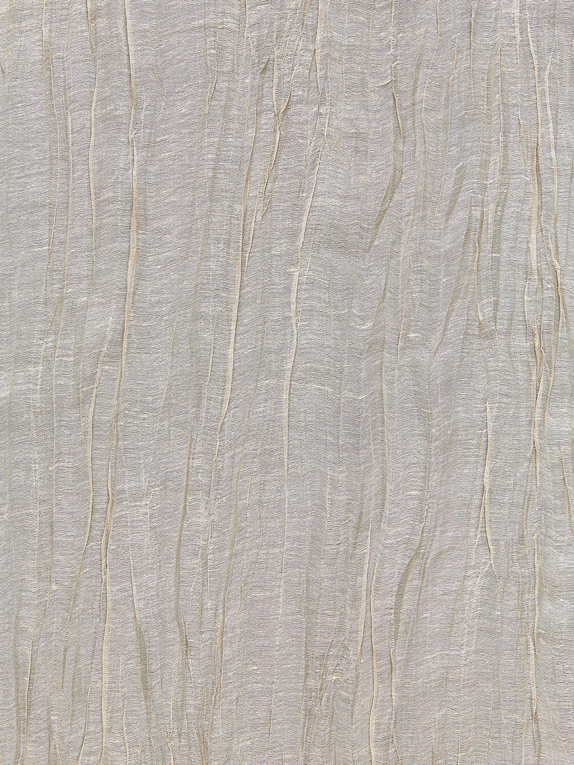 PLEATED LINEN SHEER - Greige