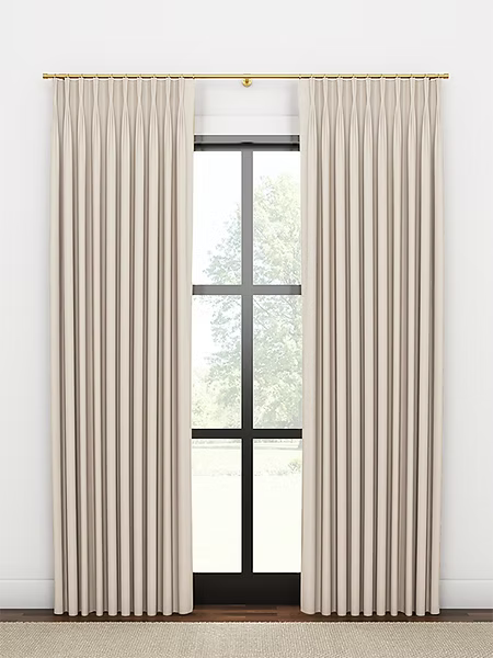 French Pleat Two Width