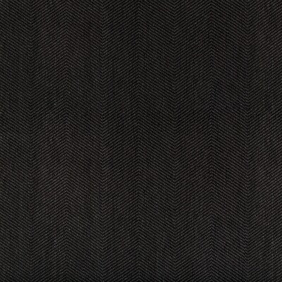 Kravet Contract Rafiki Stripes Fabric – Black Rayon Blend Upholstery Fabric (57.5” Width)