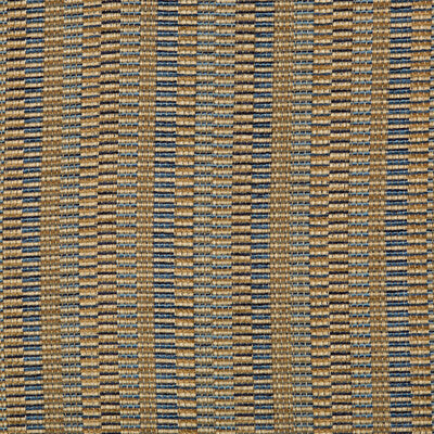Kravet Design Leisure Solid Fabric – Camel/Blue 100% Linen Upholstery & Drapery Fabric (56" Width)