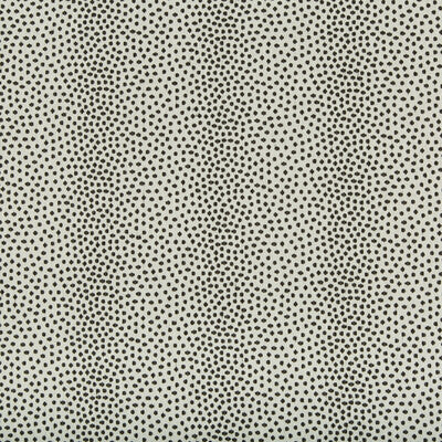 Kravet Design Leisure Solid Fabric – Black/Ivory 100% Linen Upholstery & Drapery Fabric (56" Width)