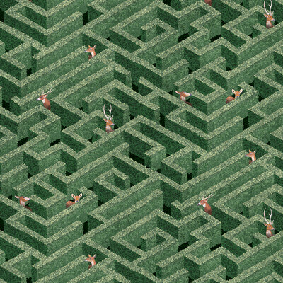 LABYRINTH WITH DEER
