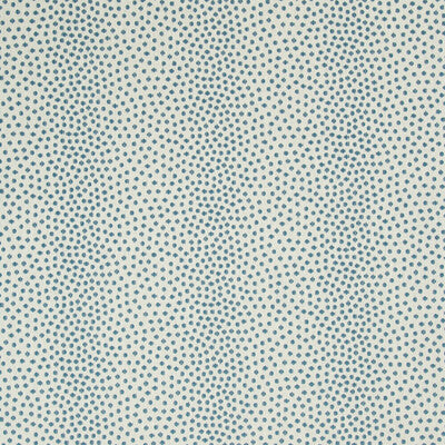 Kravet Contract Designer Fabric – White & Blue Rayon Cotton Blend Upholstery Fabric (57" Width)