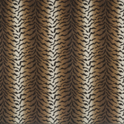 Kravet Design Patterned Fabric – Brown & Ivory Designer Upholstery Fabric (55.5" Width)