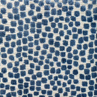 Kravet Design Flurries Pattern Fabric – Grey & Indigo Designer Upholstery Fabric (54" Width)