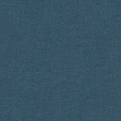 Kravet Basics Dublin Texture Fabric – Blue 100% Linen Upholstery & Drapery Fabric (55” Width)