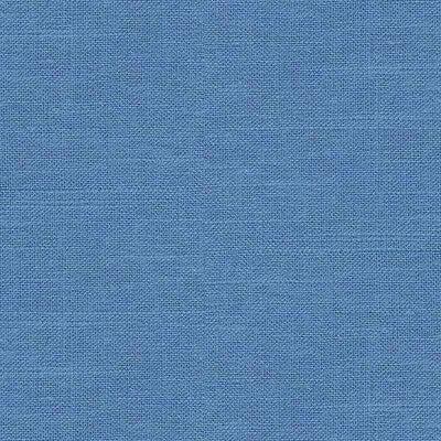 Kravet Basics Barnegat Texture Fabric | Blue Linen Blend Upholstery & Drapery Material (55” Width)
