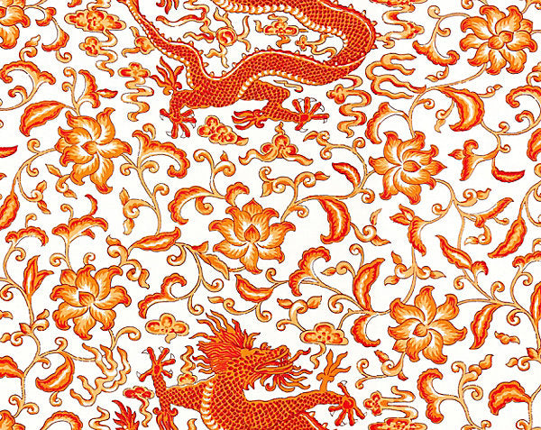 CHI'EN DRAGON LINEN PRINT